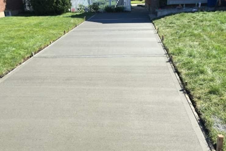 New Concrete Driveway Installation in Mahwah, NJ